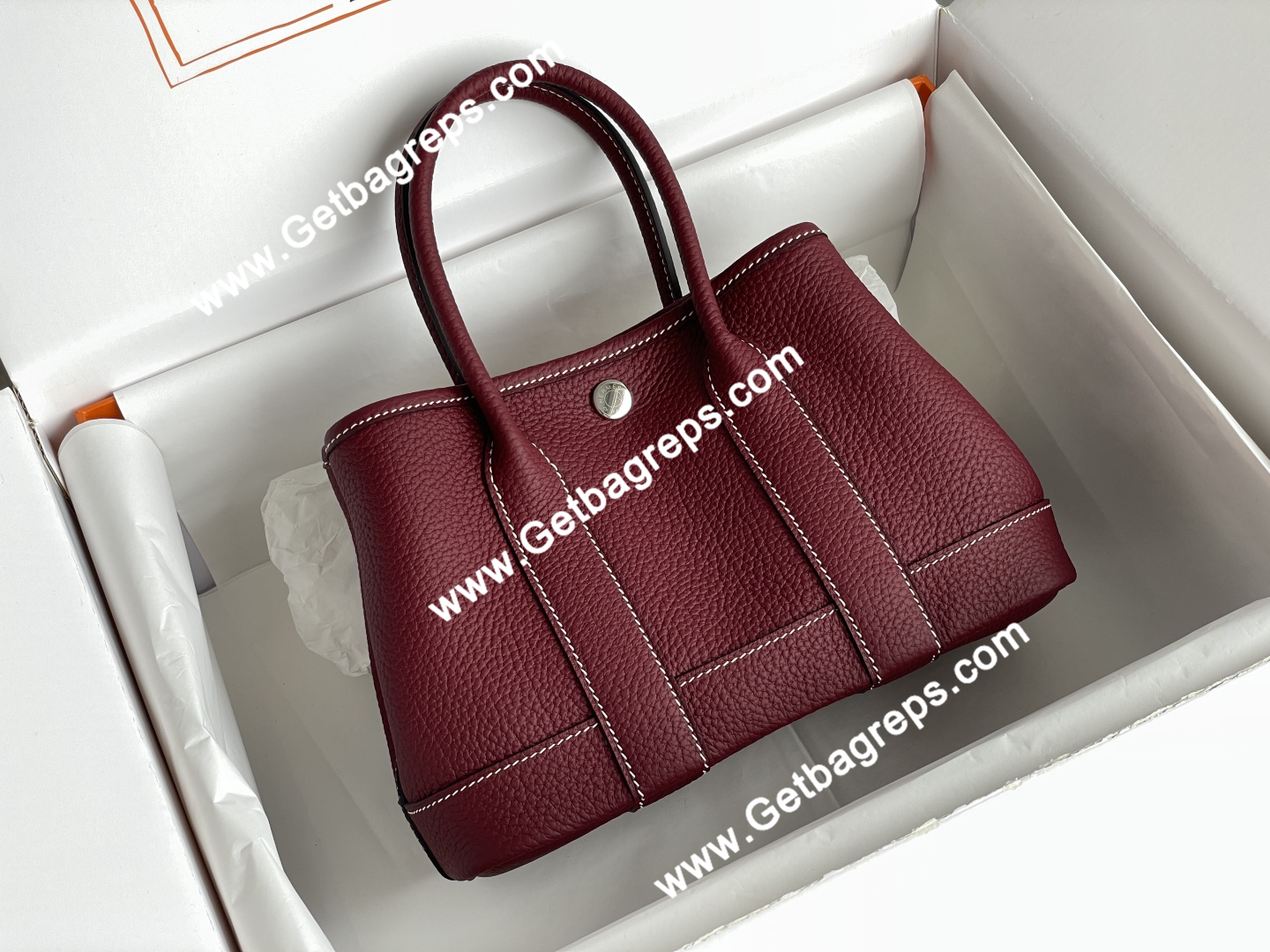 Hermes Garden Party Mini Hand Stitching 