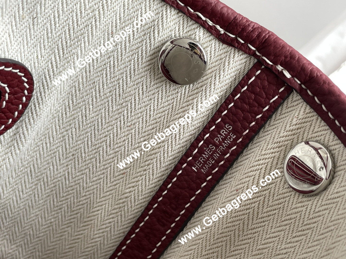 Hermes Garden Party Mini Hand Stitching 
