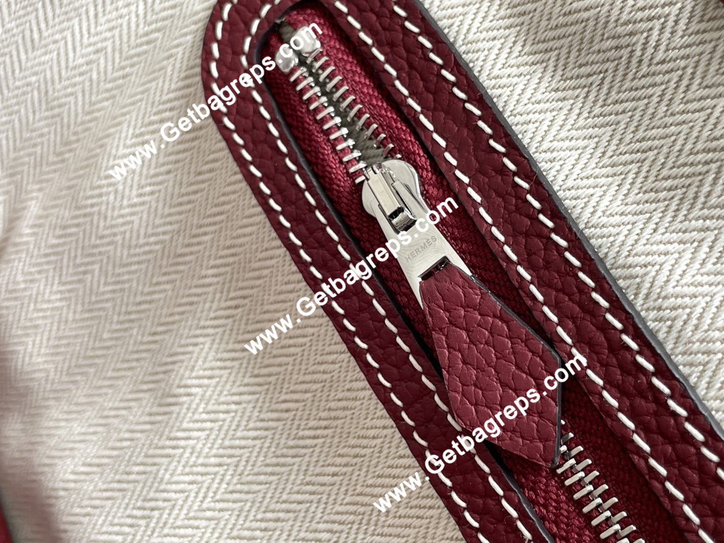 Hermes Garden Party Mini Hand Stitching 