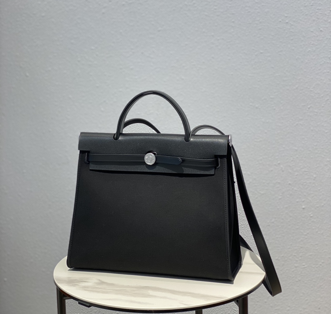 Hermes Herbag Black