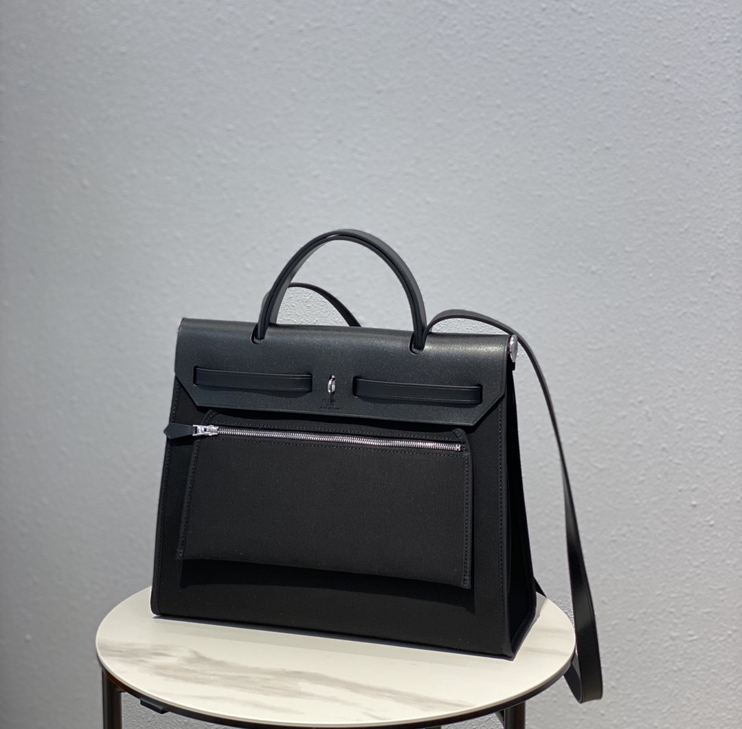 Hermes Herbag Black