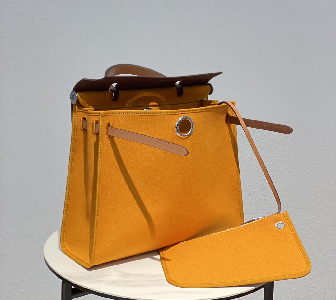 Hermes Herbag Turmeric and Brown