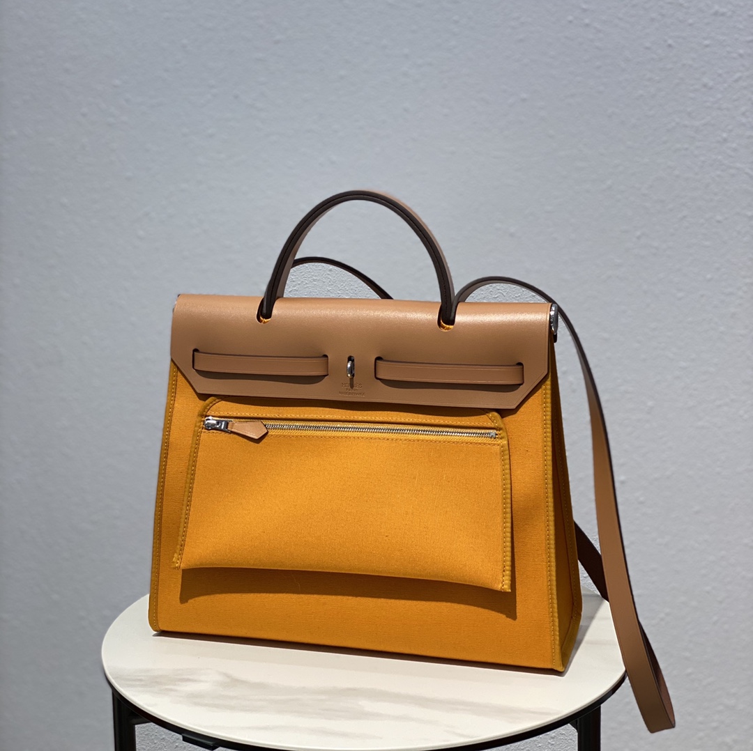 Hermes Herbag Turmeric and Brown