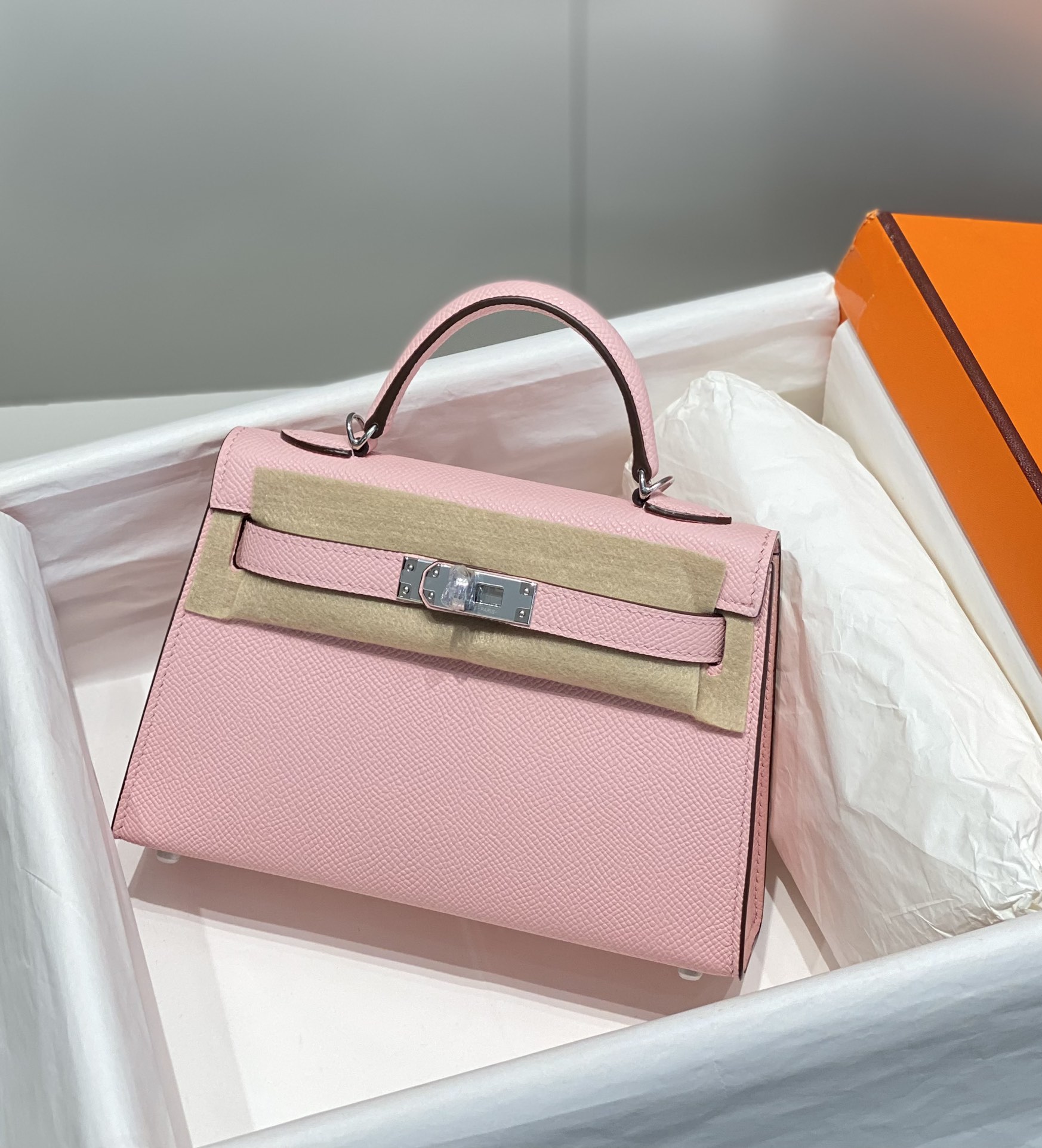 Hermes Kelly 19cm 25cm 28cm Pink