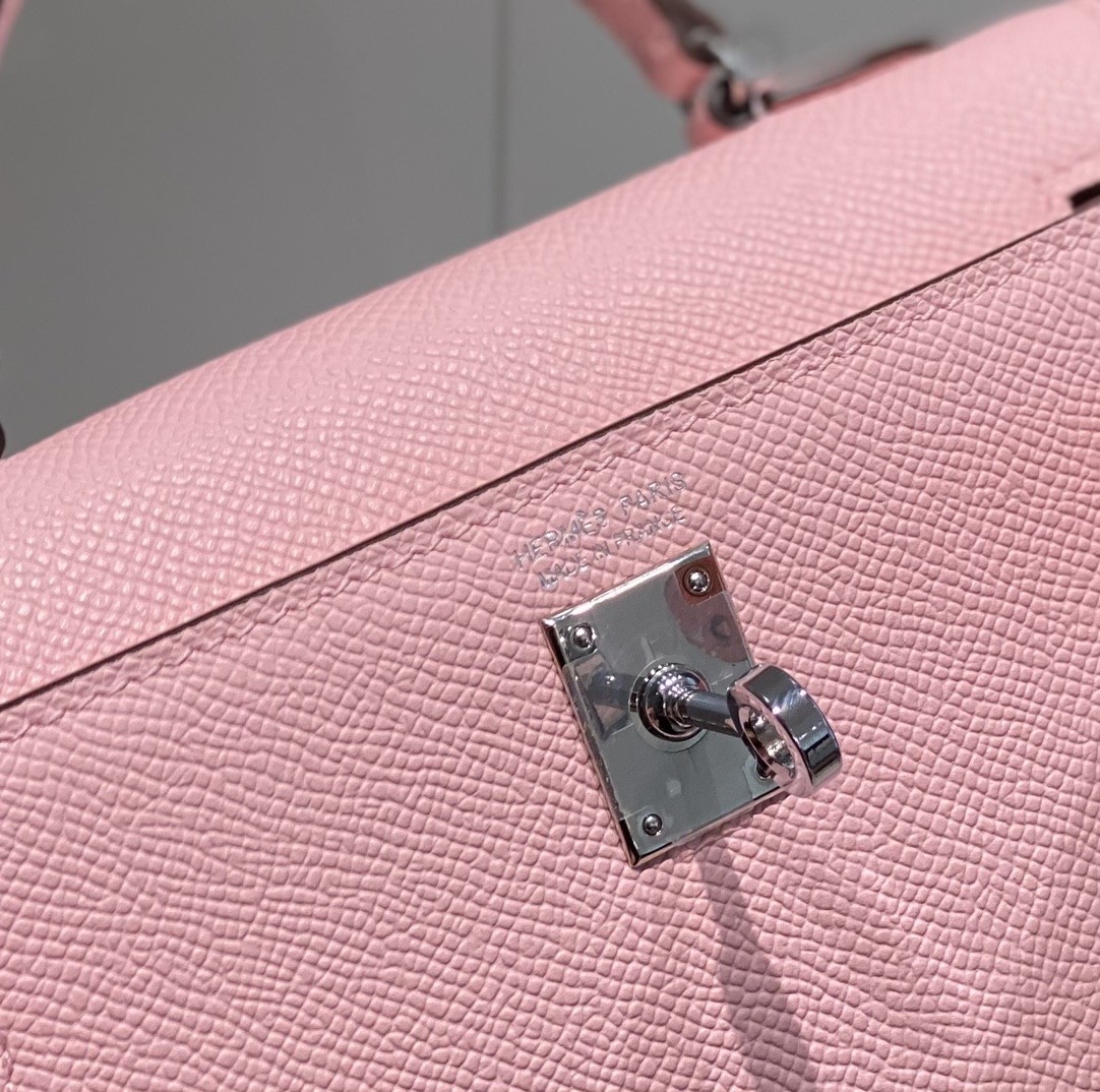 Hermes Kelly 19cm 25cm 28cm Pink