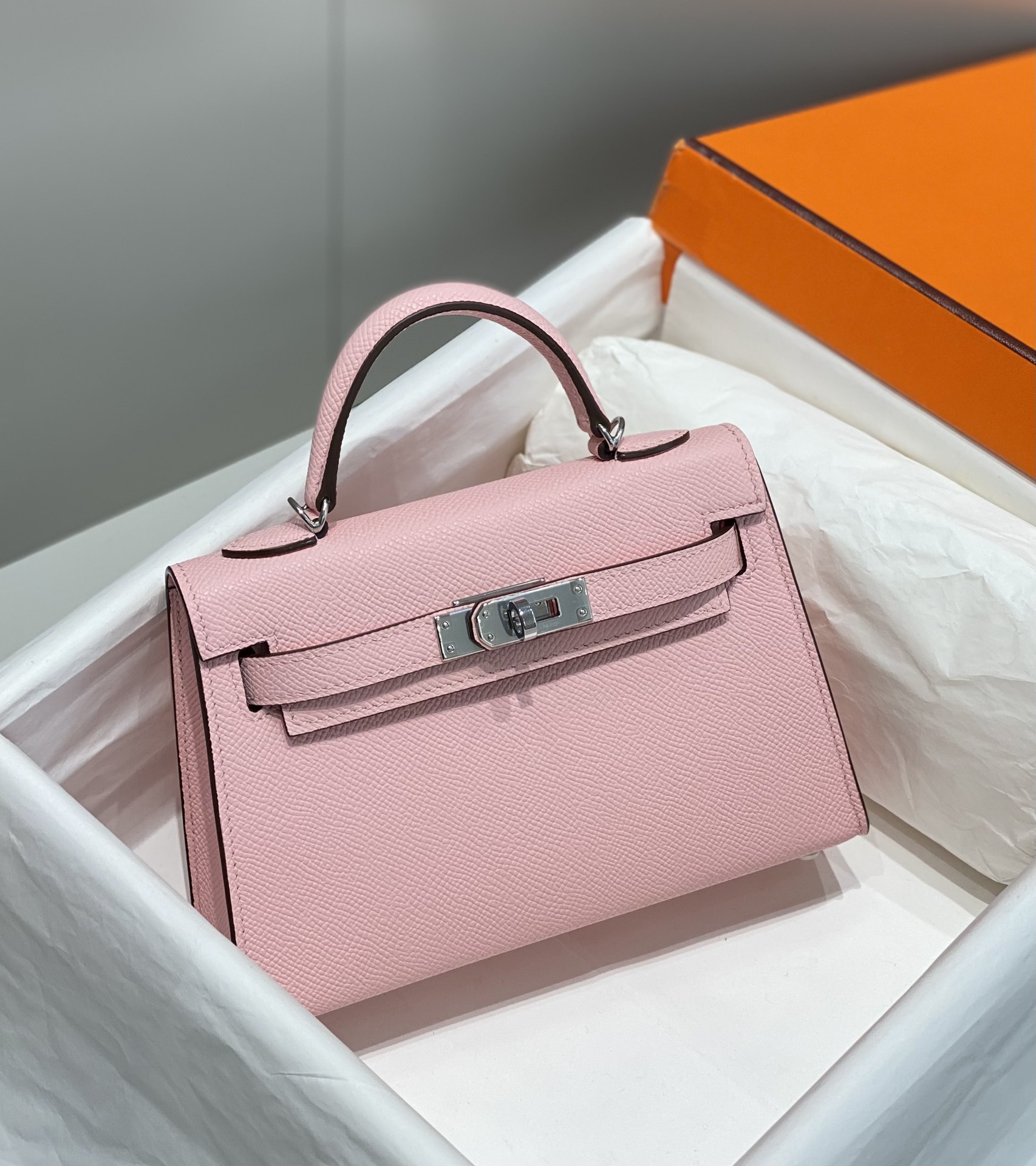 Hermes Kelly 19cm 25cm 28cm Pink