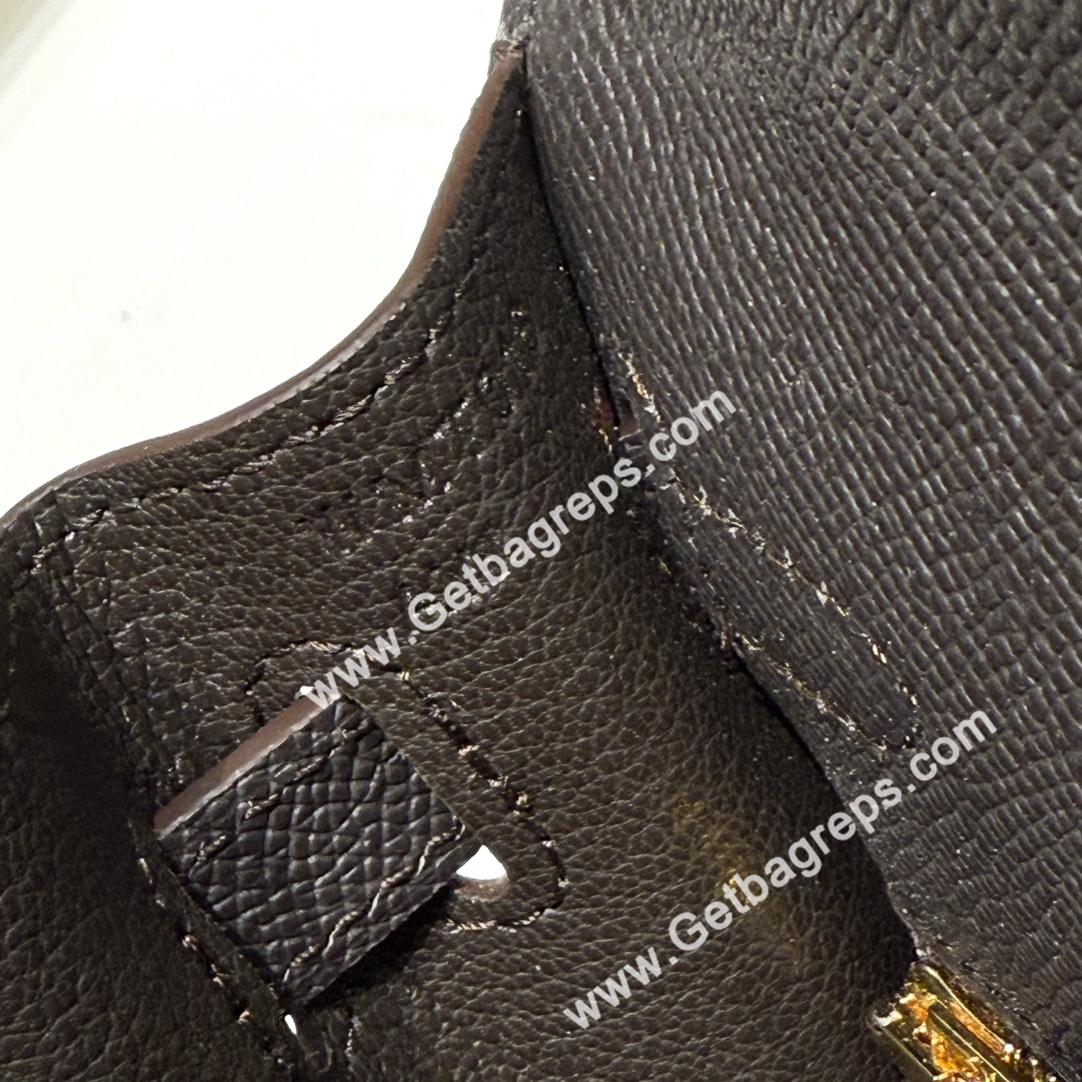 Hermes Kelly 25cm Epsom Leather Ebony with Gold