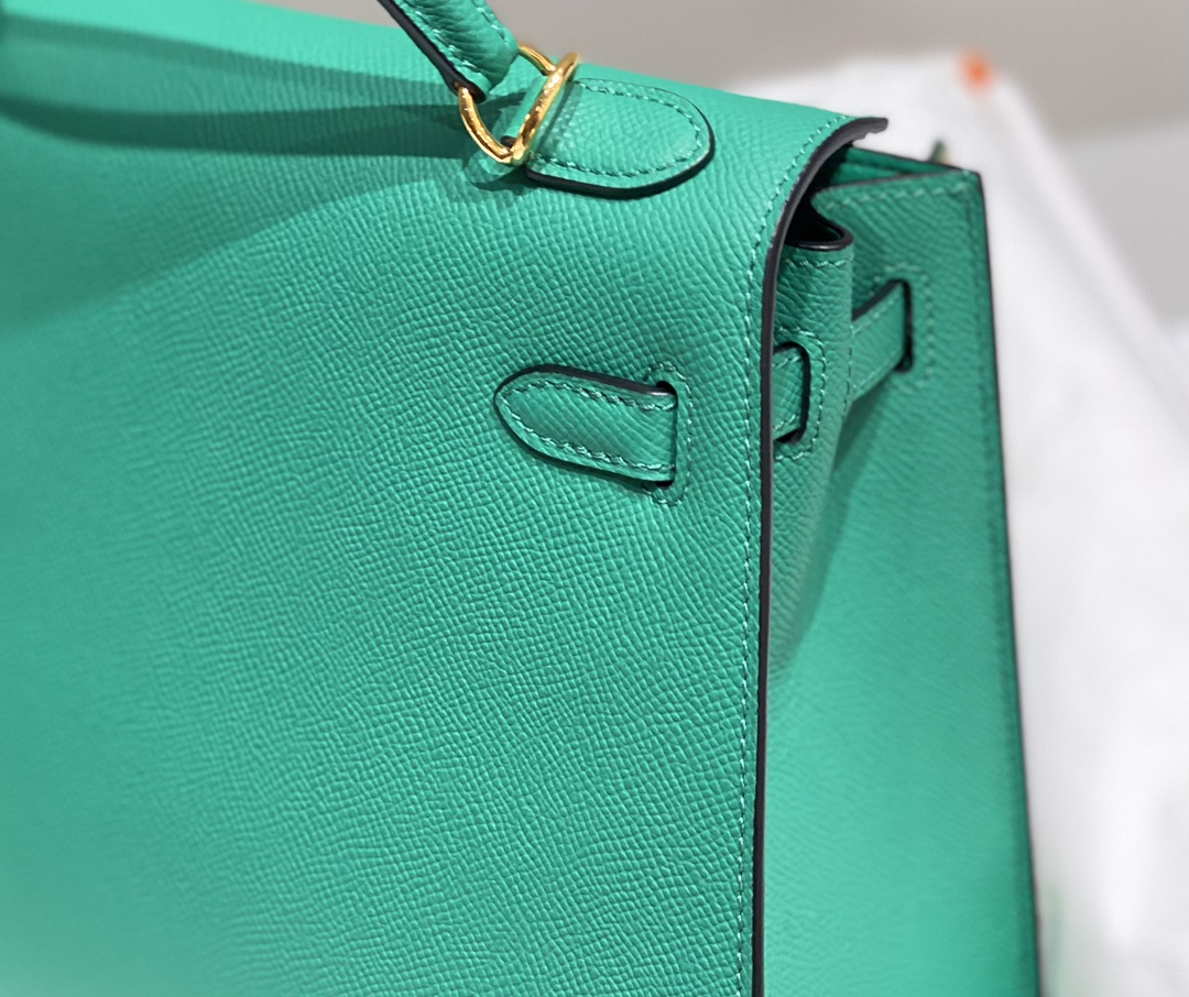 Hermes Kelly 25cm Green