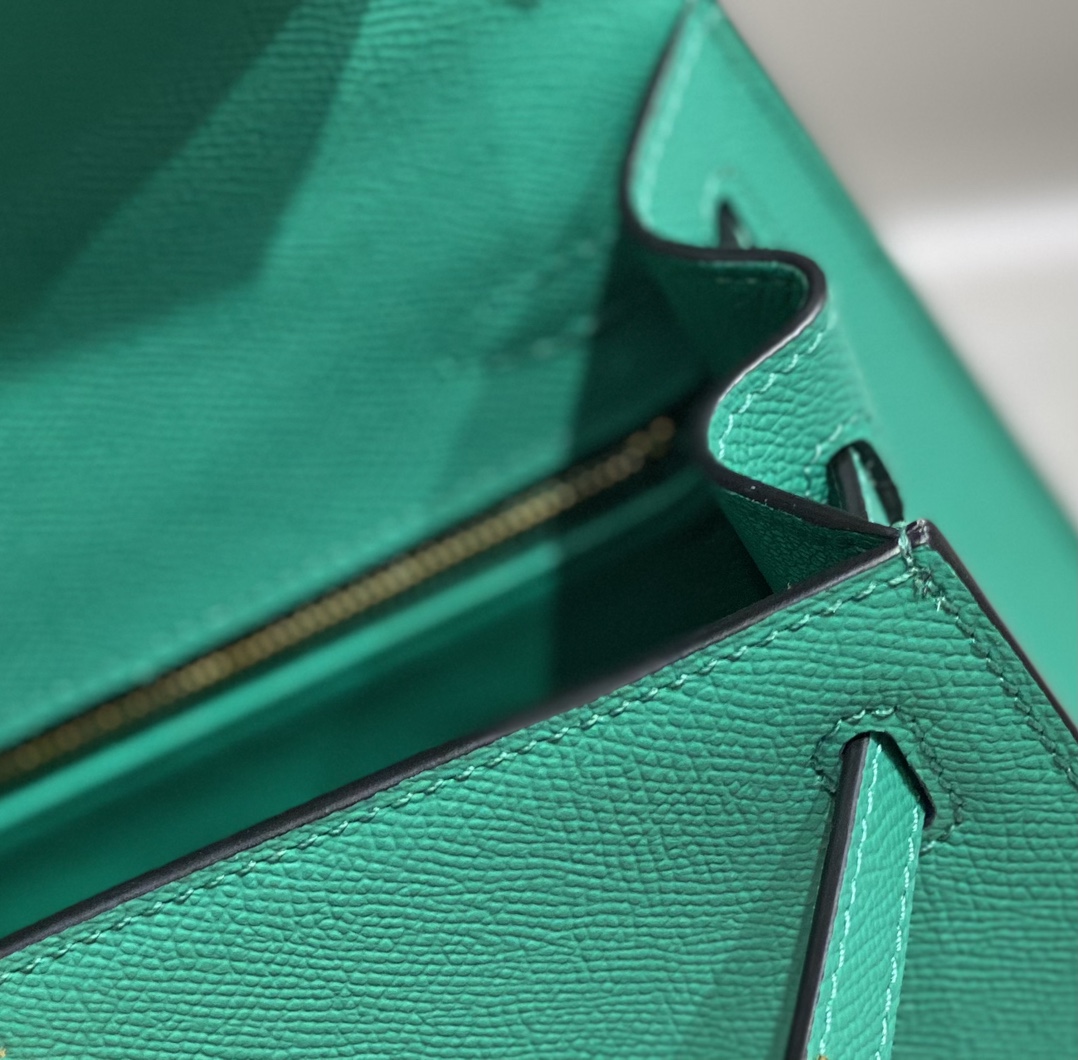 Hermes Kelly 25cm Green