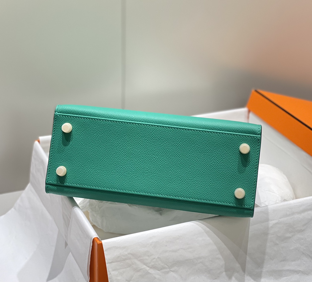 Hermes Kelly 25cm Green