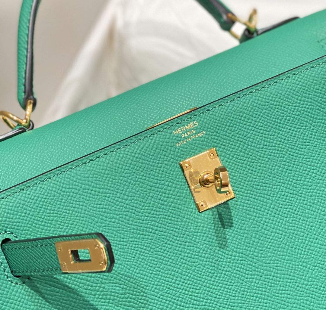 Hermes Kelly 25cm Green