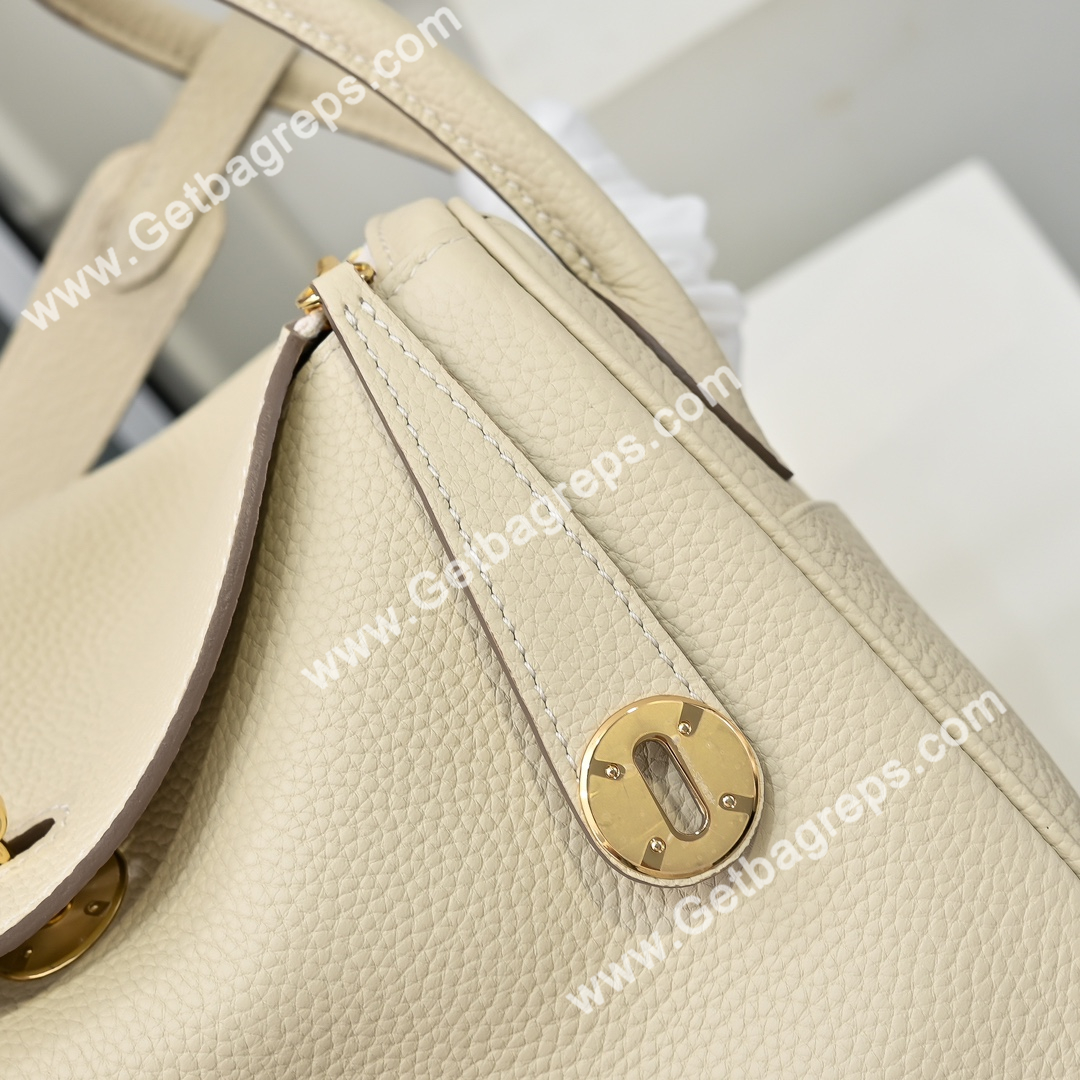 Hermes Lindy Beige 19cm and 26cm