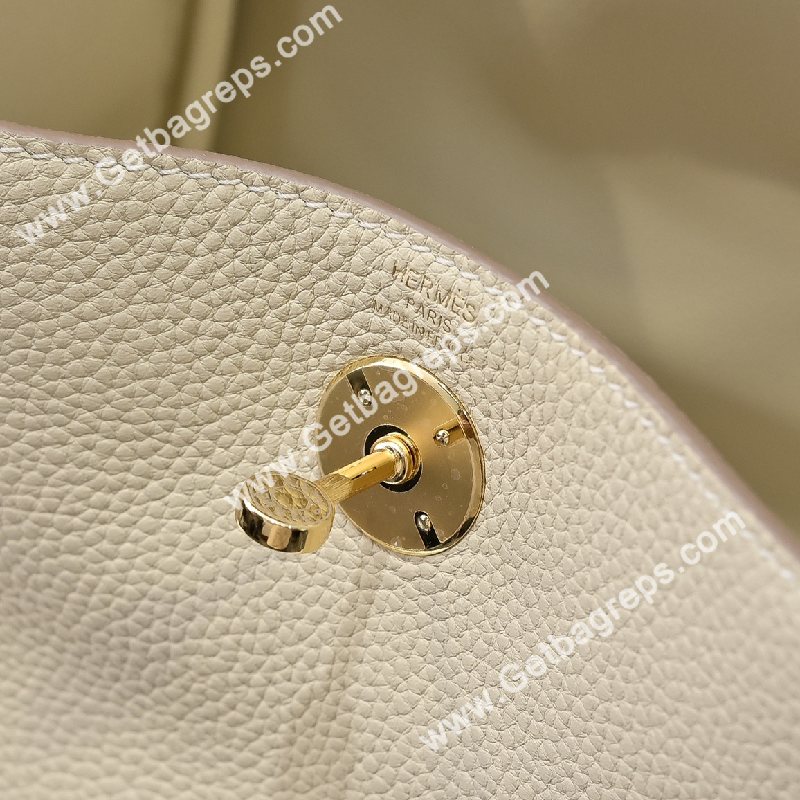 Hermes Lindy Beige 19cm and 26cm