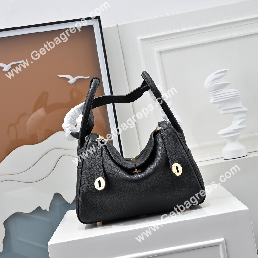 Hermes Lindy Black 19cm and 26cm