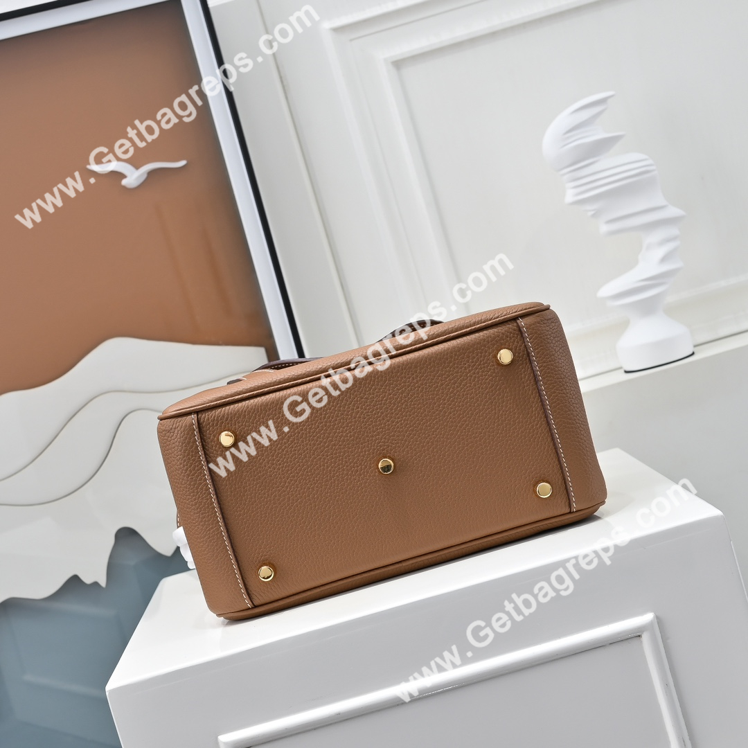 Hermes Lindy Brown-1 19cm and 26cm