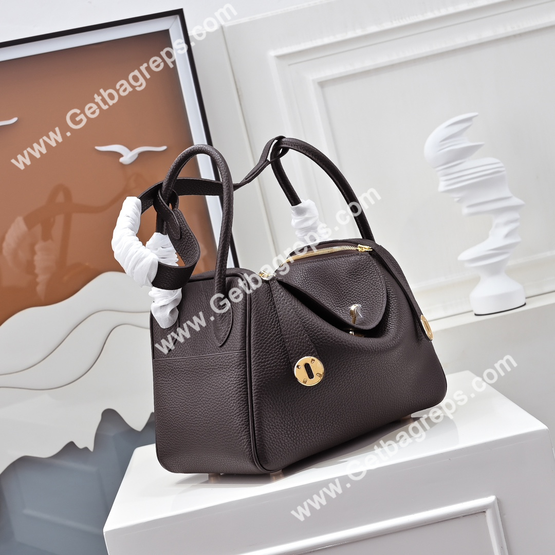 Hermes Lindy Brown 19cm and 26cm