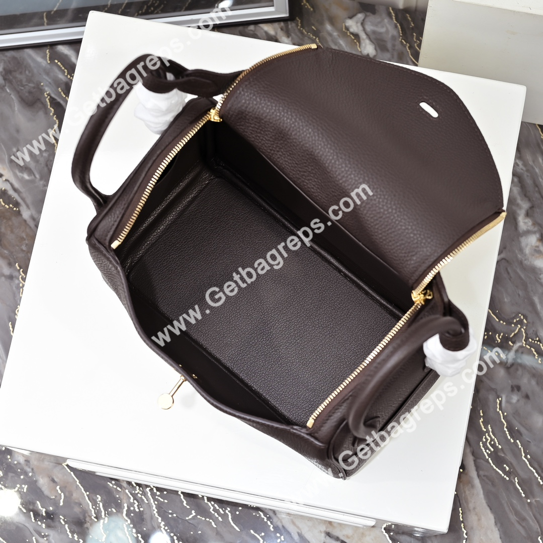 Hermes Lindy Brown 19cm and 26cm