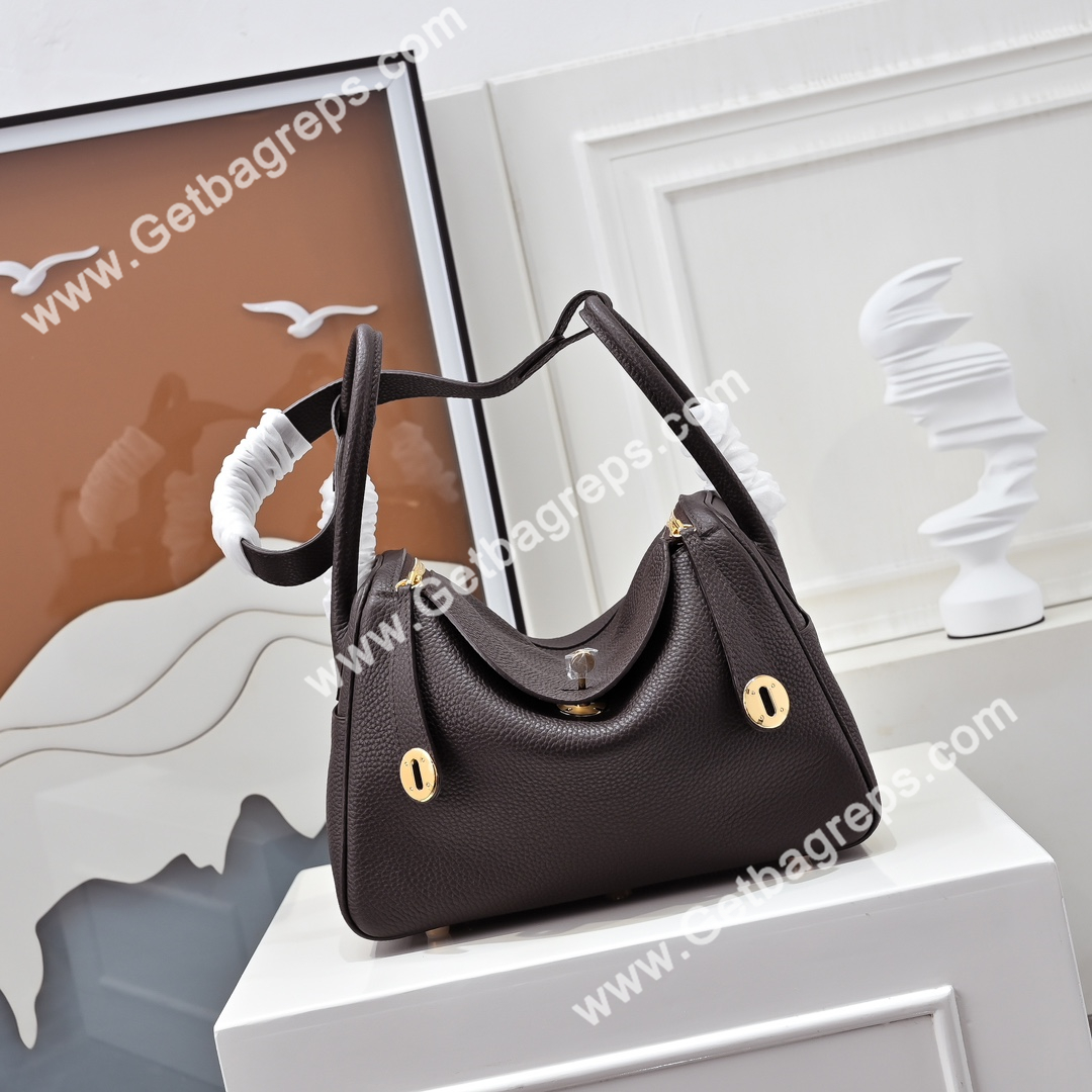 Hermes Lindy Brown 19cm and 26cm