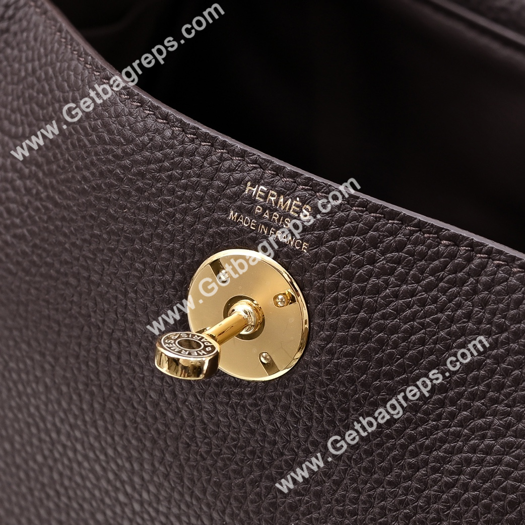 Hermes Lindy Brown 19cm and 26cm