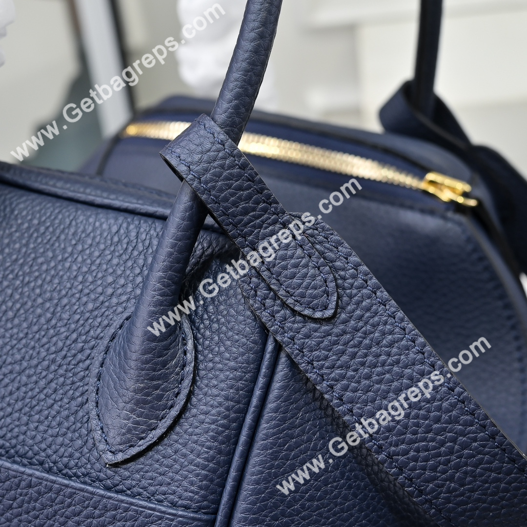 Hermes Lindy Dark Blue 19cm and 26cm