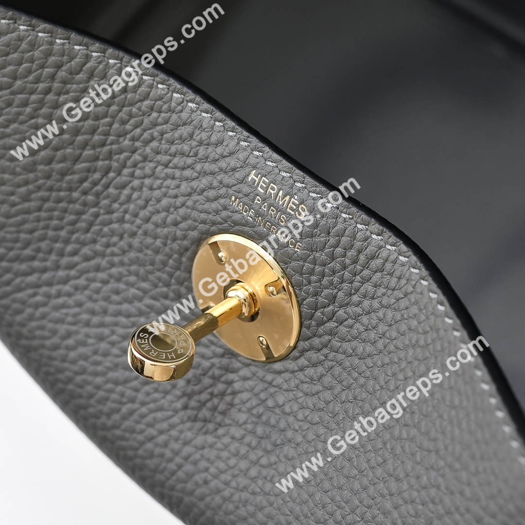 Hermes Lindy Dark Gray 19cm and 26cm