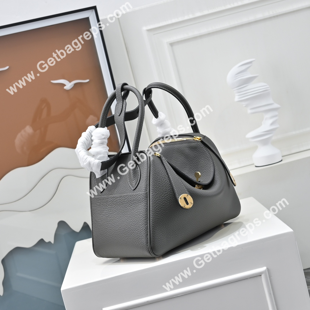 Hermes Lindy Dark Gray 19cm and 26cm