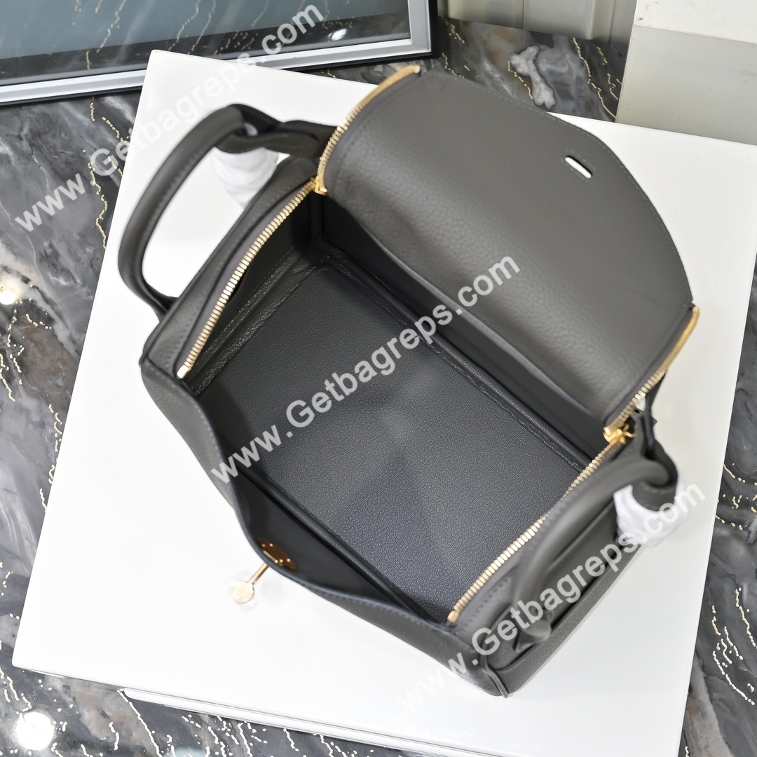 Hermes Lindy Dark Gray 19cm and 26cm