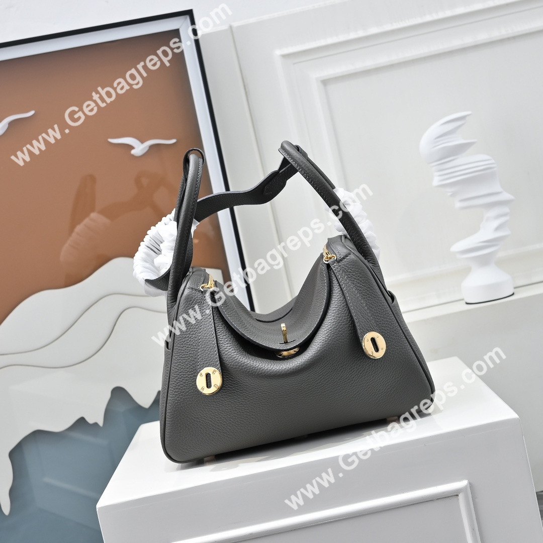 Hermes Lindy Dark Gray 19cm and 26cm