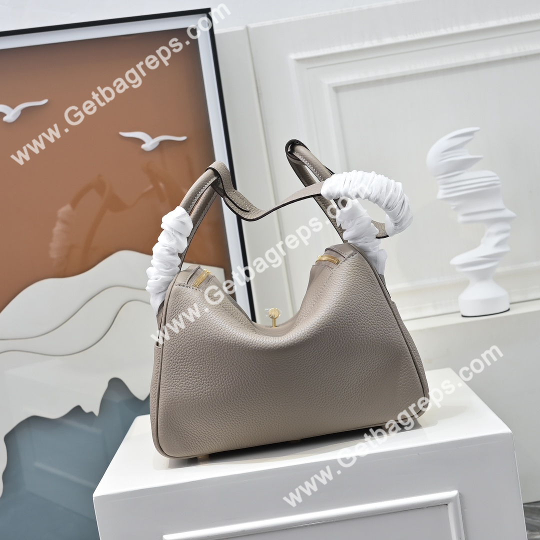 Hermes Lindy Grey-1 19cm and 26cm
