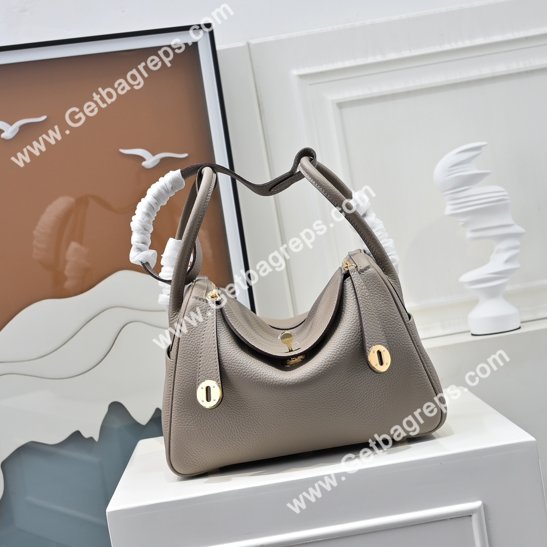 Hermes Lindy Grey-1 19cm and 26cm