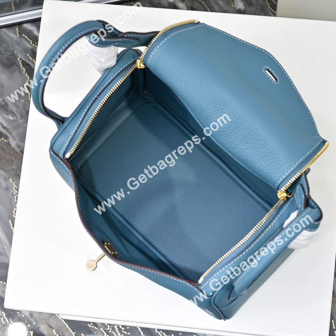 Hermes Lindy Light Blue 19cm and 26cm
