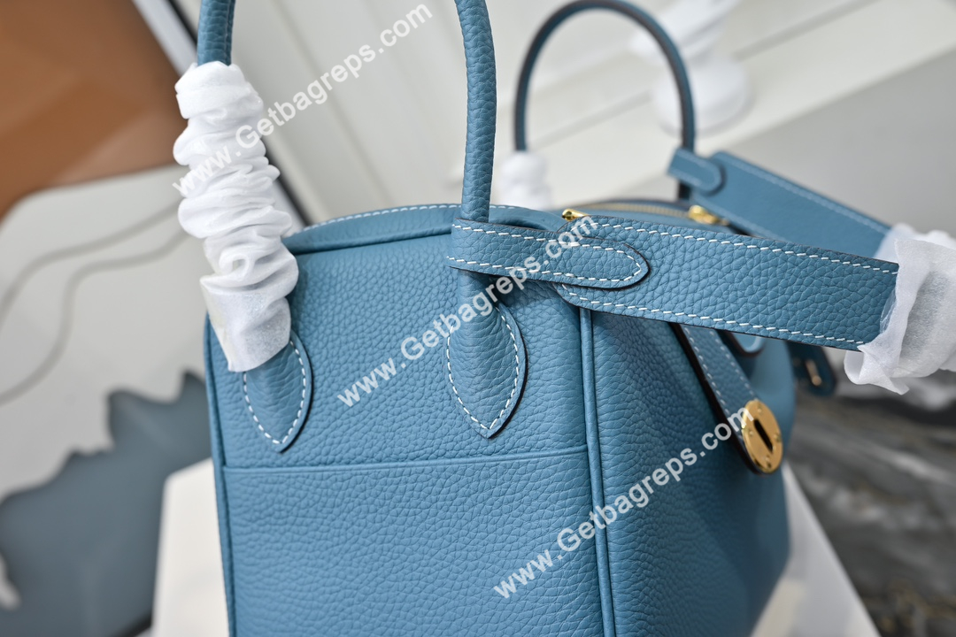 Hermes Lindy Light Blue 19cm and 26cm