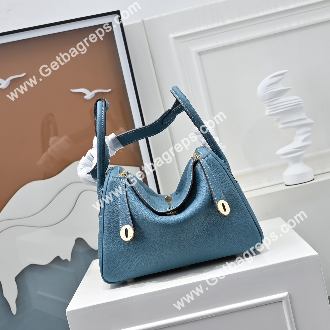 Hermes Lindy Light Blue 19cm and 26cm
