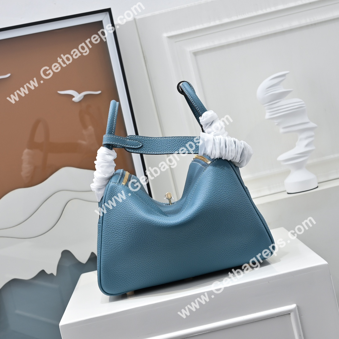 Hermes Lindy Light Blue 19cm and 26cm