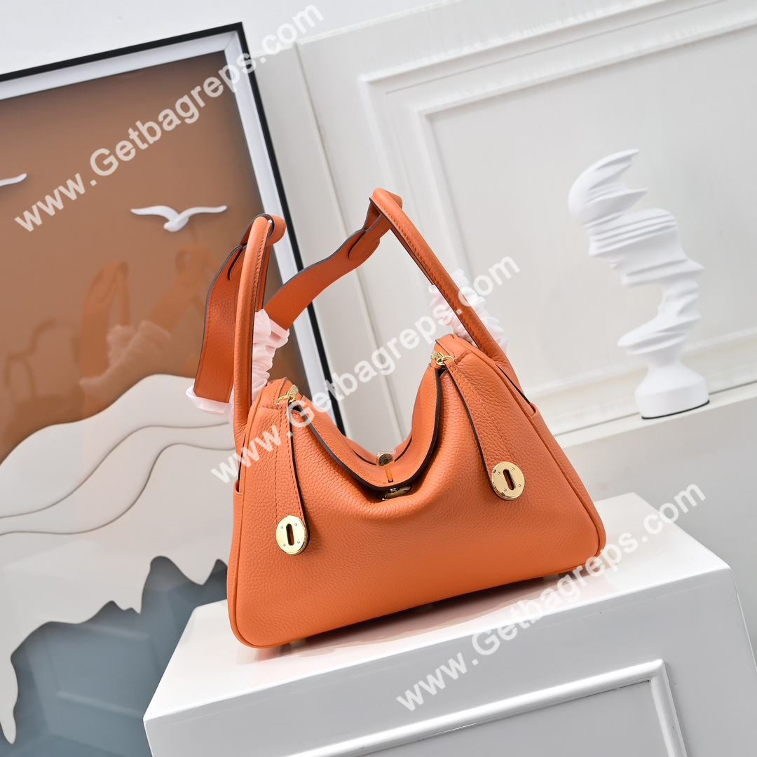 Hermes Lindy Orange 19cm and 26cm