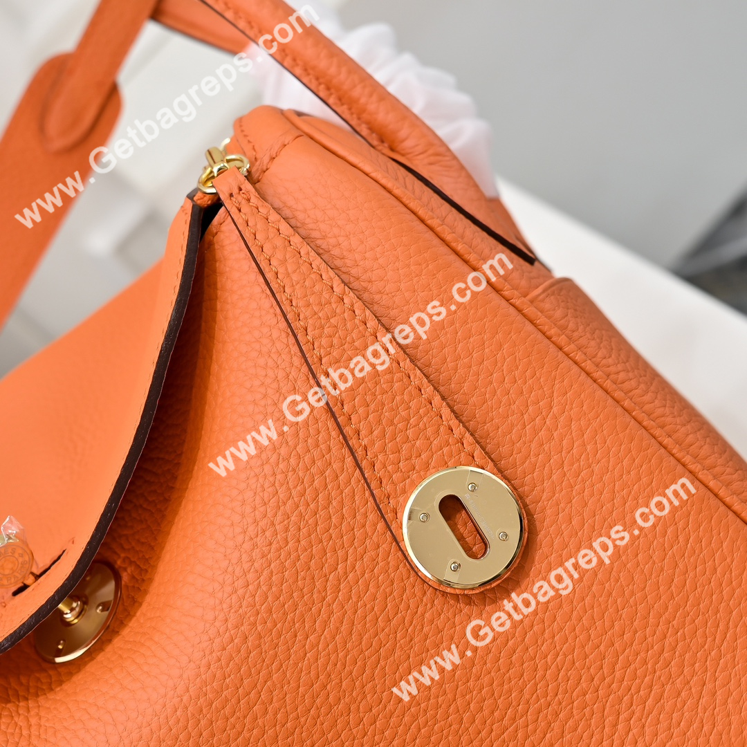 Hermes Lindy Orange 19cm and 26cm