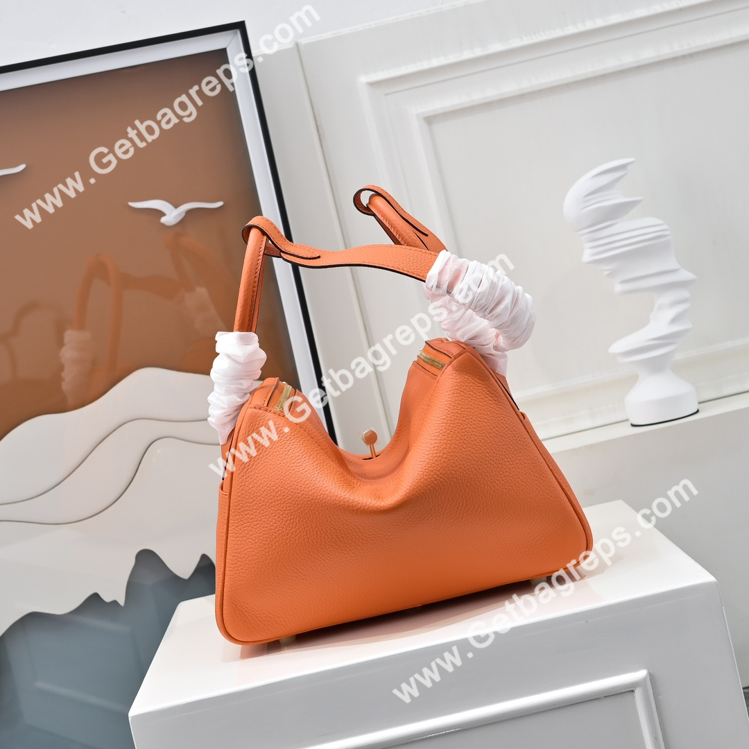 Hermes Lindy Orange 19cm and 26cm