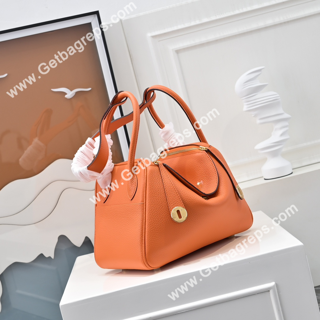 Hermes Lindy Orange 19cm and 26cm