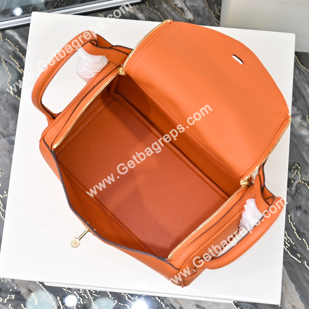 Hermes Lindy Orange 19cm and 26cm
