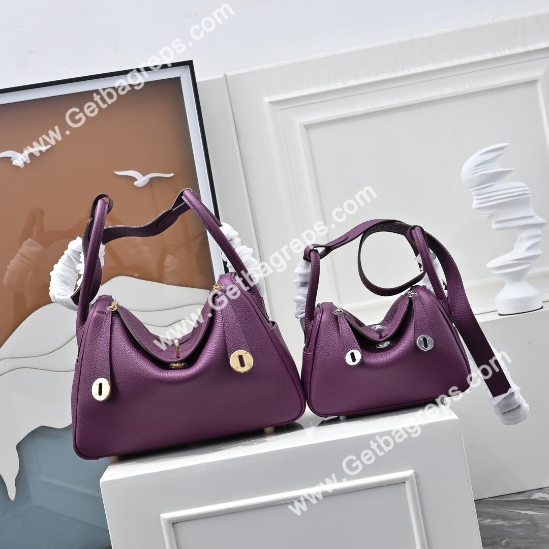 Hermes Lindy PurPle 19cm and 26cm