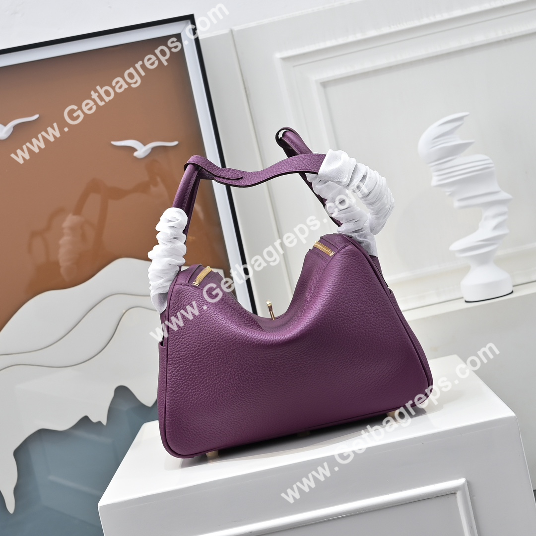 Hermes Lindy PurPle 19cm and 26cm