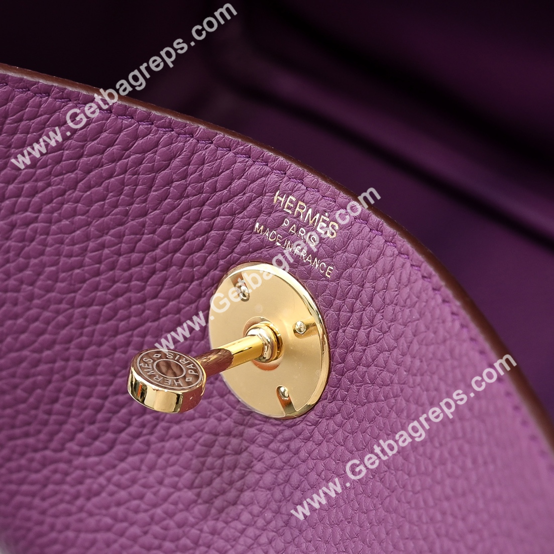 Hermes Lindy PurPle 19cm and 26cm