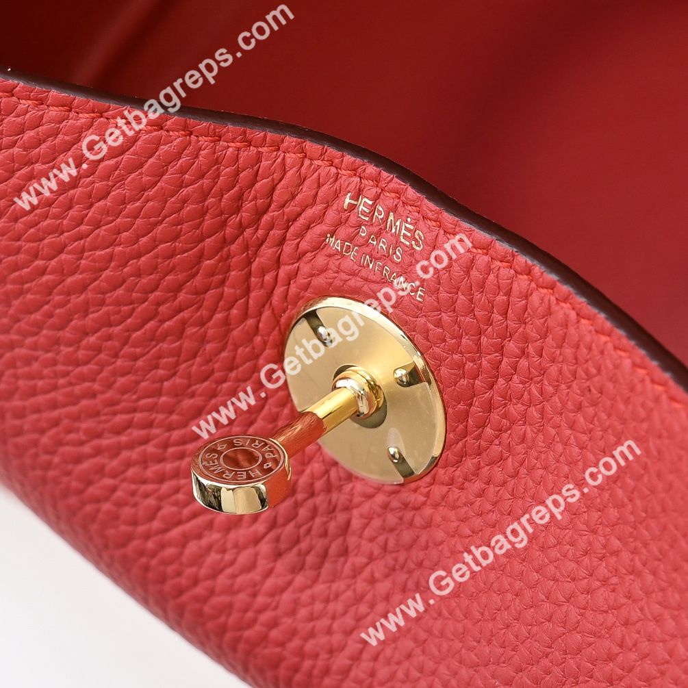 Hermes Lindy Red 19cm and 26cm