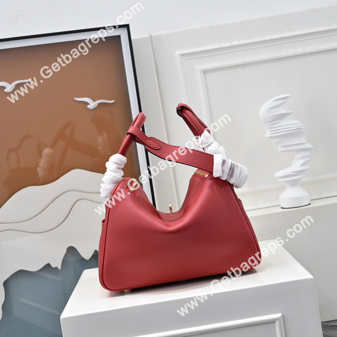 Hermes Lindy Red 19cm and 26cm