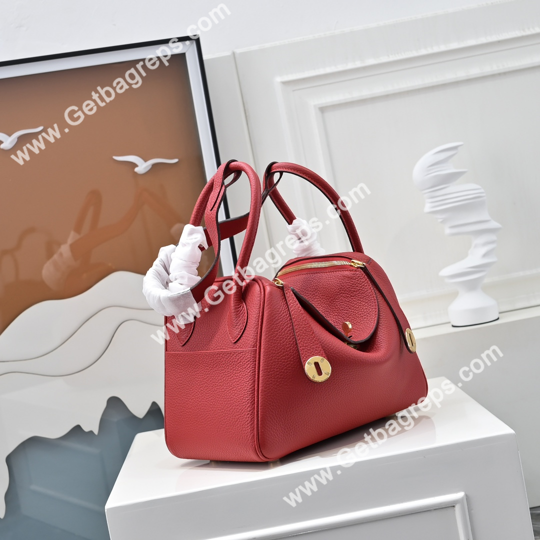 Hermes Lindy Red 19cm and 26cm