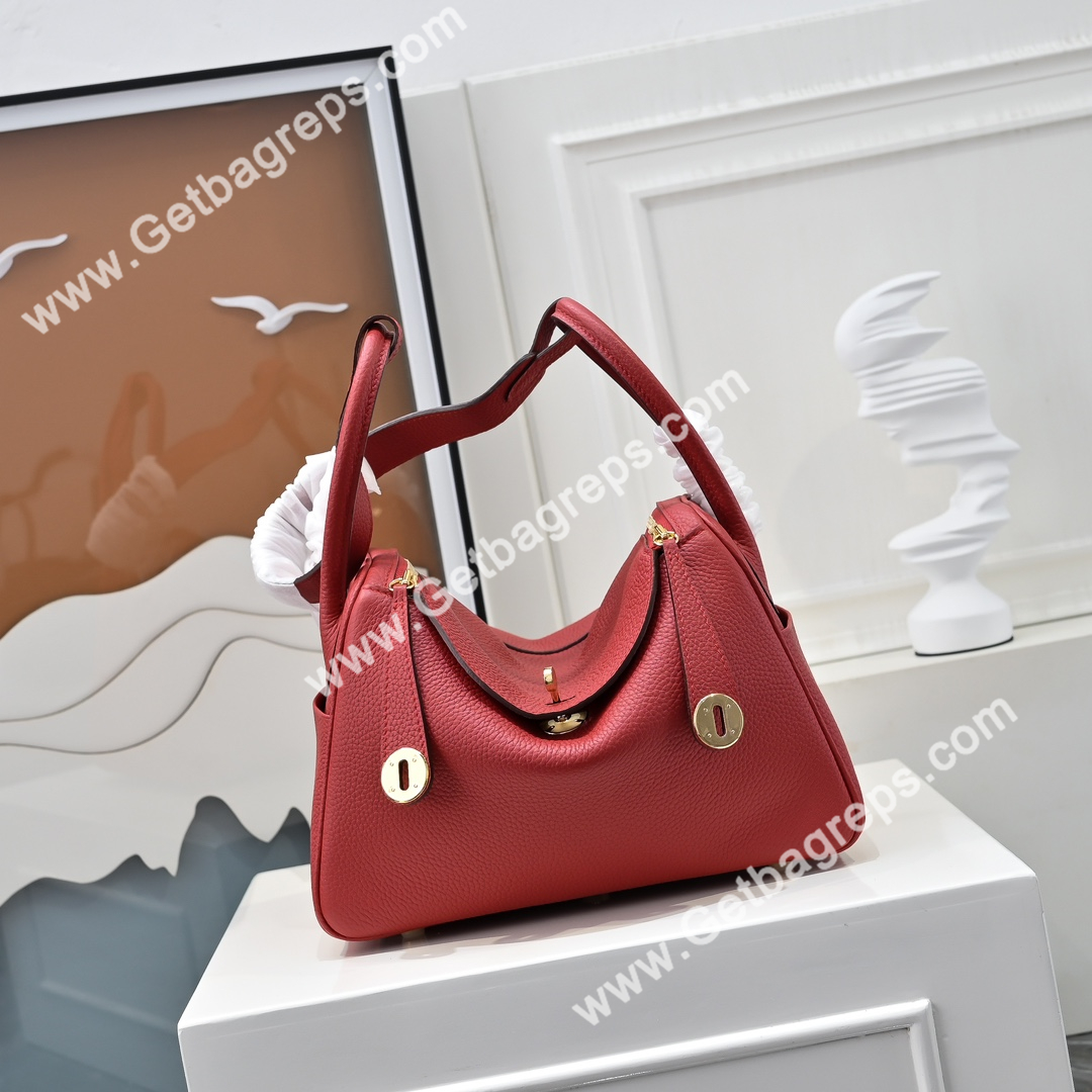 Hermes Lindy Red 19cm and 26cm