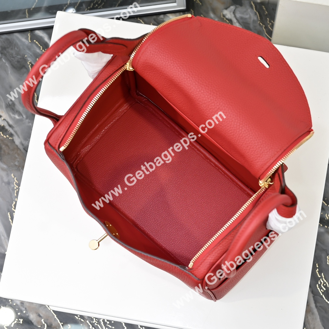 Hermes Lindy Red 19cm and 26cm