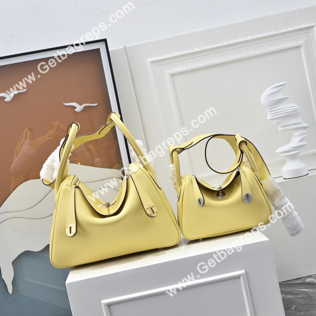 Hermes Lindy Yellow 19cm and 26cm