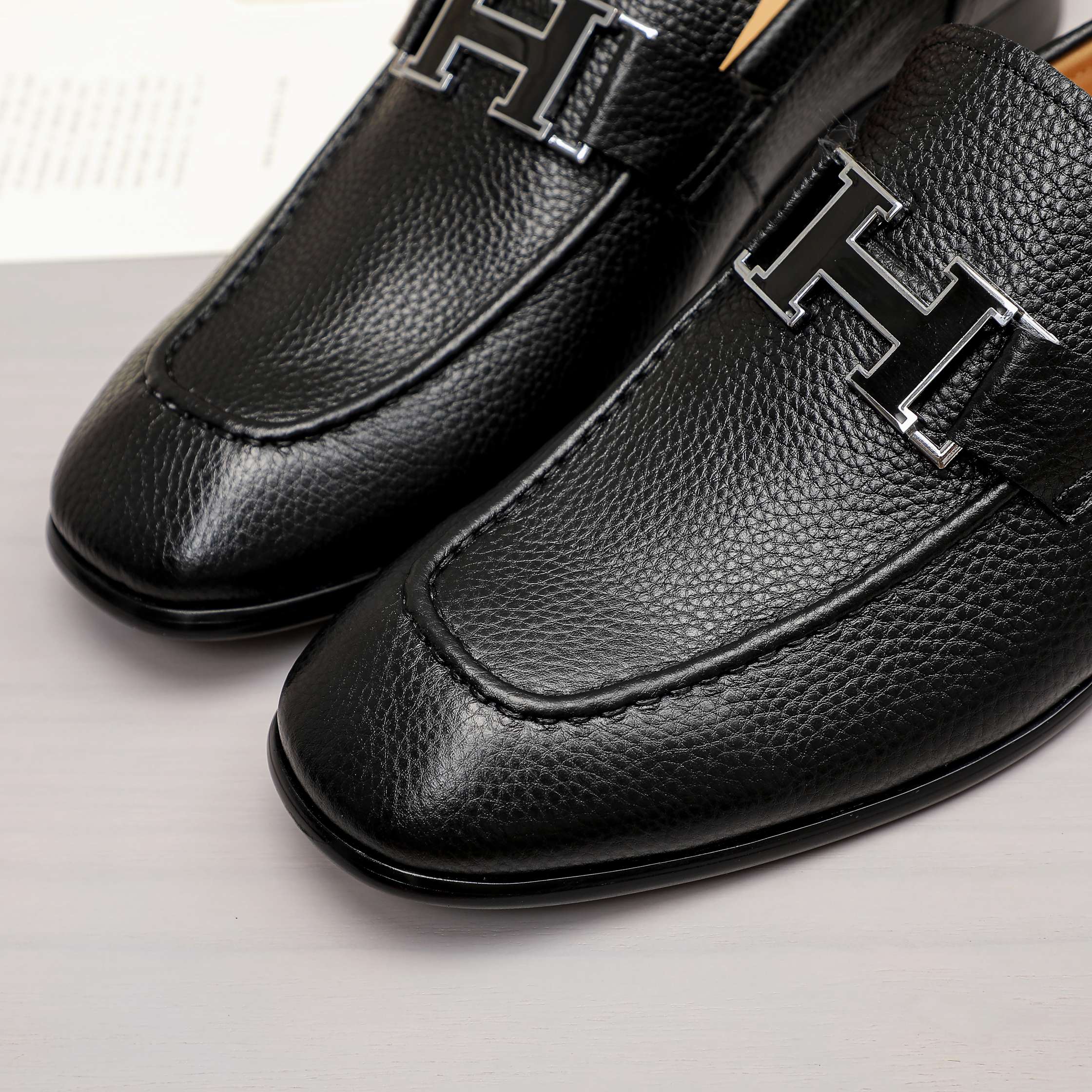 Hermes Mens Business Leather Shoes-0005 38-45