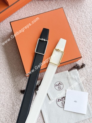 Hermes Mens Leather Belts Width 38mm -0315